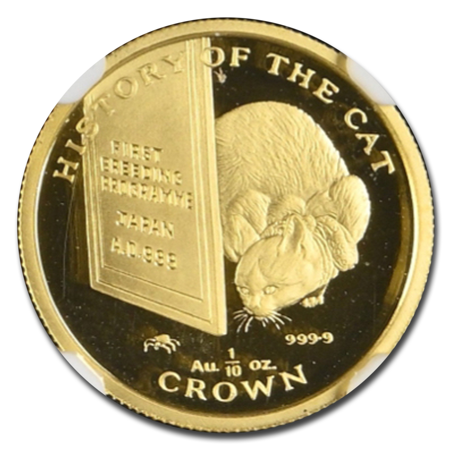 1998 Isle of Man 1/10 oz Gold Egyptian Mau PF-70 UCAM NGC | eBay